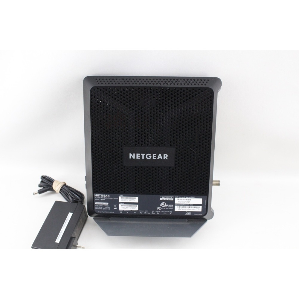 Netgear Nighthawk C7000 v1 AC1900 Wireless WiFi Cable Modem Router NOT FOR COX - Picture 3 of 6